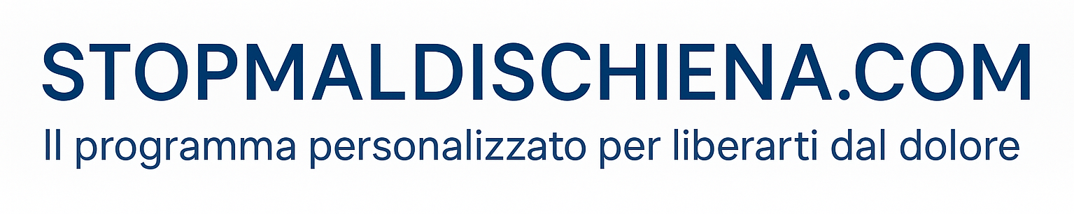 Il programma personalizzato per liberarti dal dolore